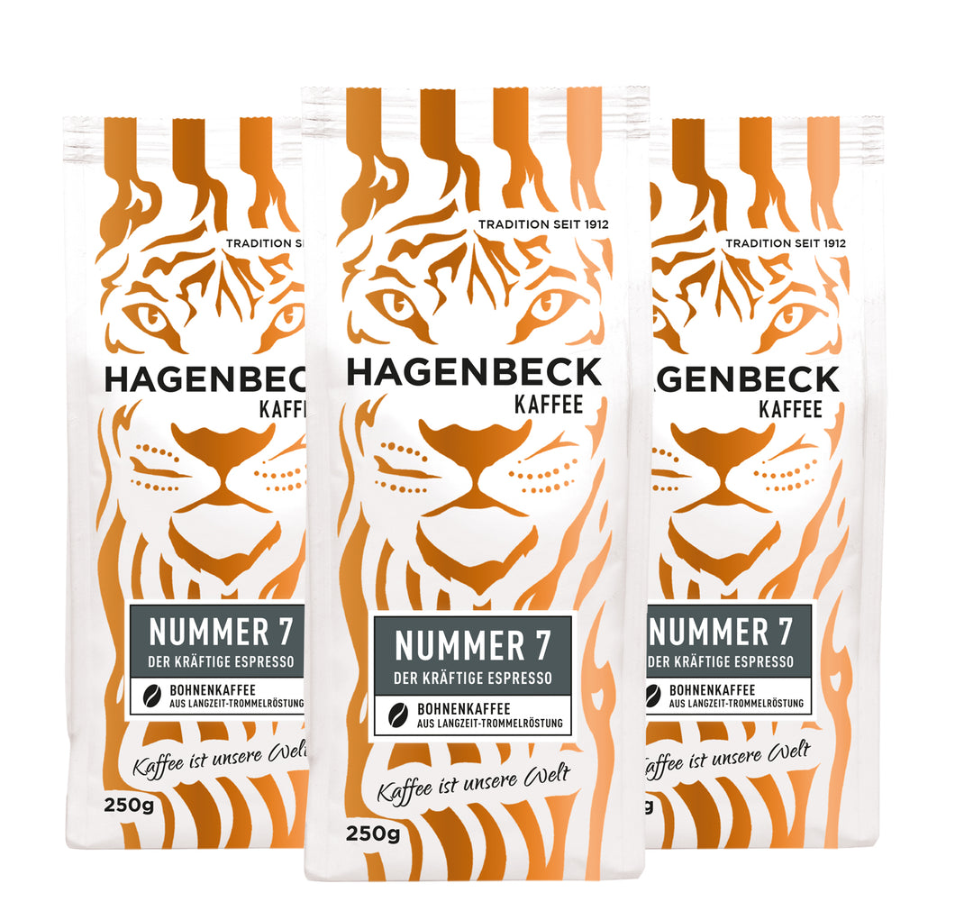 Sparpack Nummer 7 ganze Kaffeebohnen